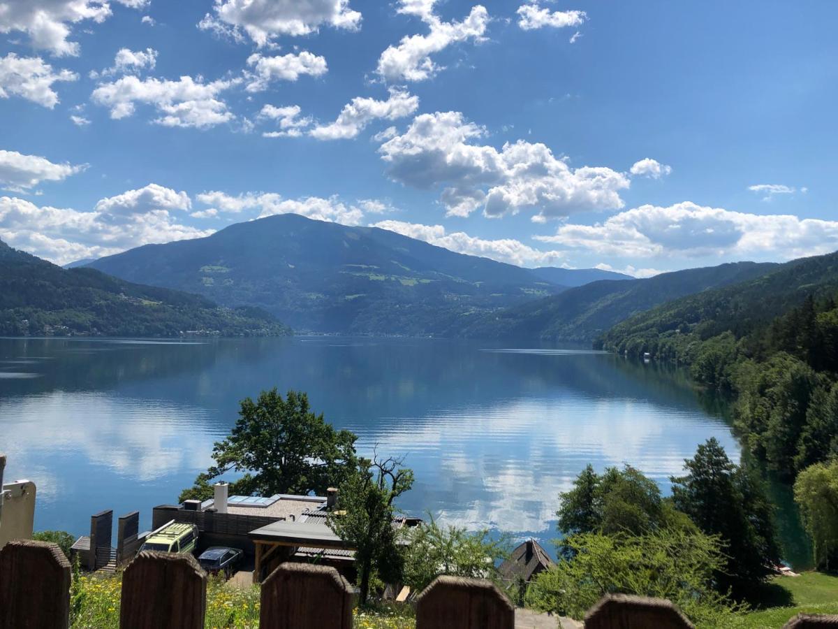 Appartement Brettljause Ferienhaus Fuenf Sinne Döbriach Buitenkant foto
