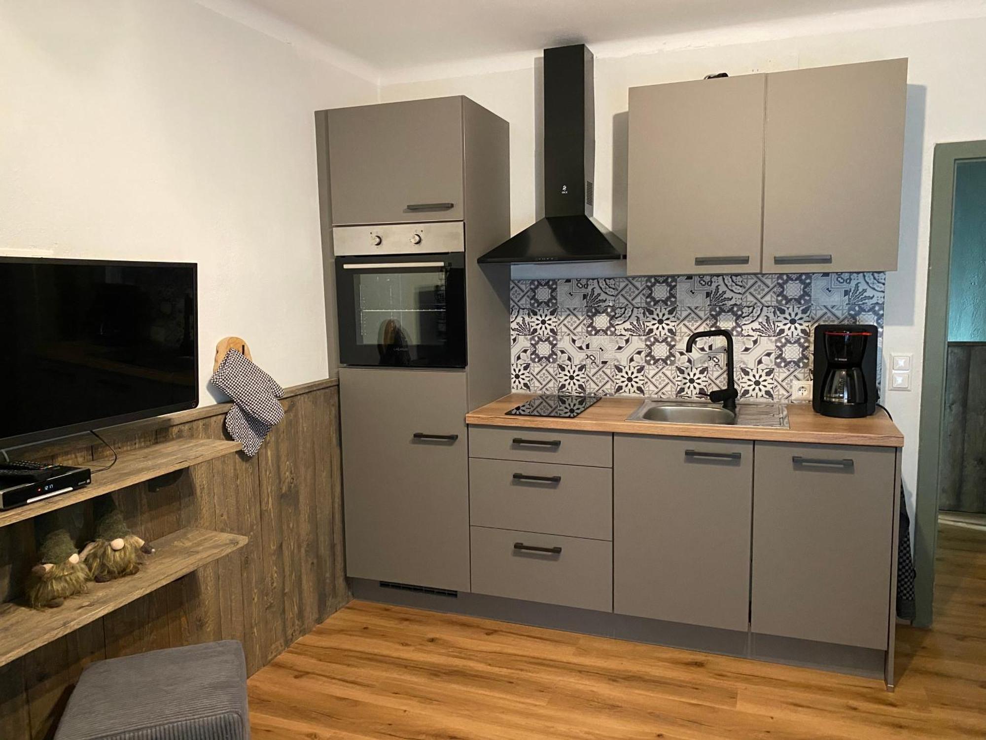 Appartement Brettljause Ferienhaus Fuenf Sinne Döbriach Buitenkant foto